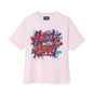 Hustle with Heart - Unisex Oversized Boxy Tee, Motivational Shirt, Casual Wear, Gift for Entrepreneurs, Graphic Tee