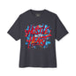 Hustle with Heart - Unisex Oversized Boxy Tee, Motivational Shirt, Casual Wear, Gift for Entrepreneurs, Graphic Tee
