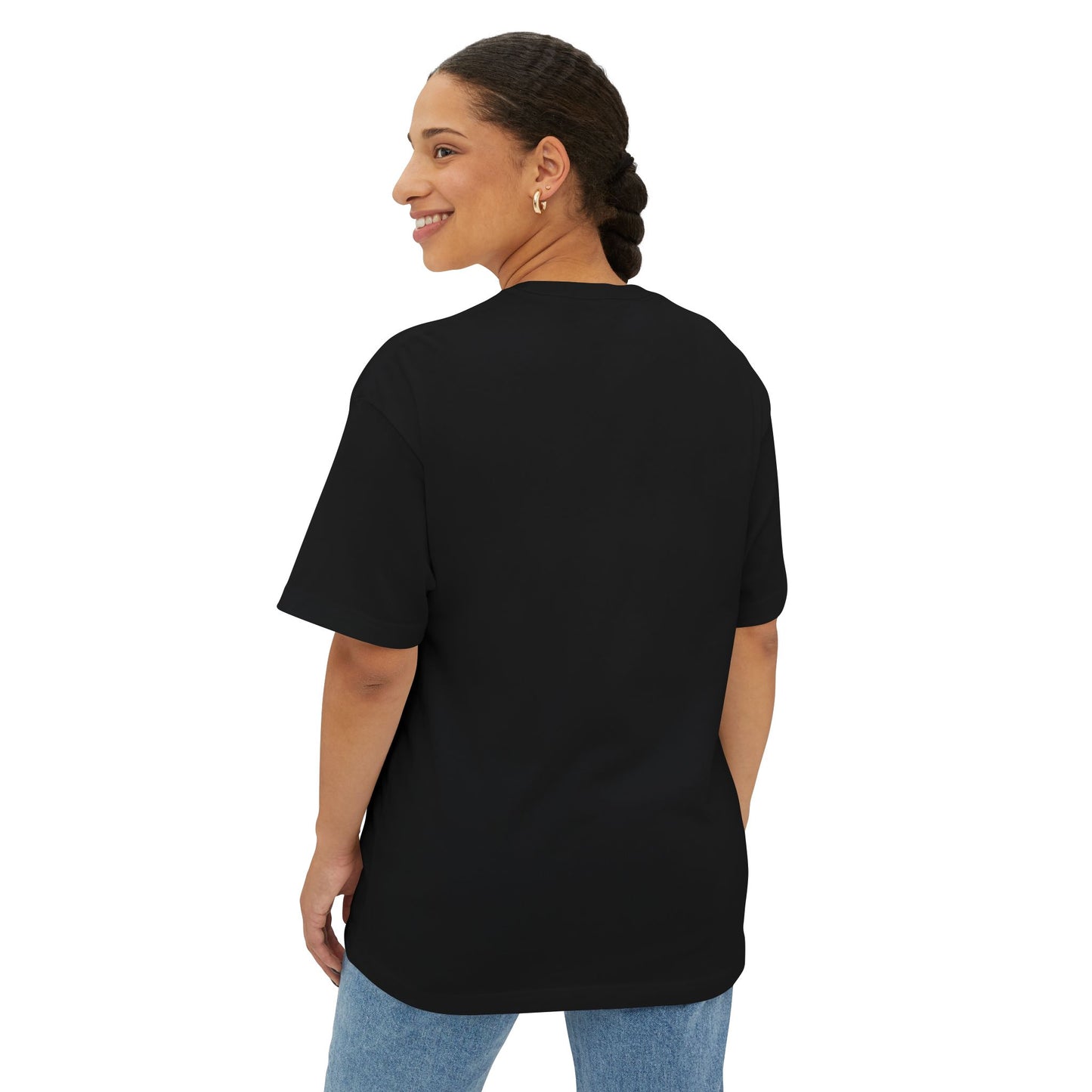 Hustle with Heart - Unisex Oversized Boxy Tee, Motivational Shirt, Casual Wear, Gift for Entrepreneurs, Graphic Tee