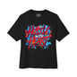 Hustle with Heart - Unisex Oversized Boxy Tee, Motivational Shirt, Casual Wear, Gift for Entrepreneurs, Graphic Tee